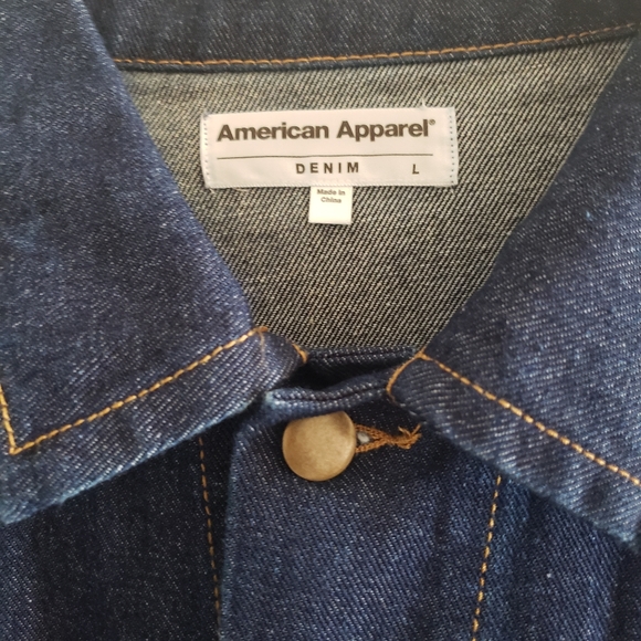 American Apparel Dark Wash Denim Jacket - Picture 4 of 4